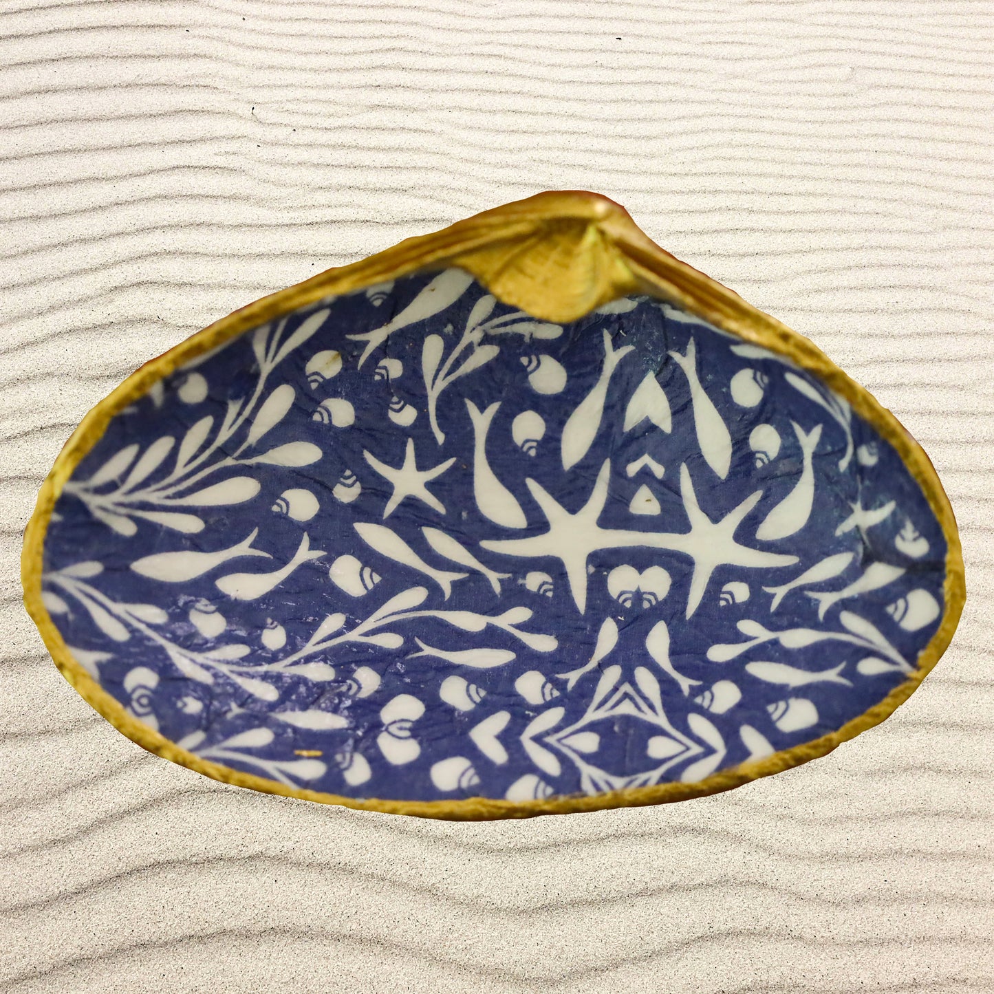 Decoupage Shell-New Sea Life